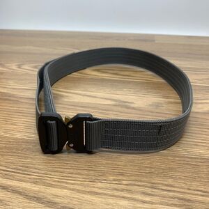 Wolf Tactical Belt Gray Heavy Duty Belt Rigger Belt Quick Release Nylon Size M